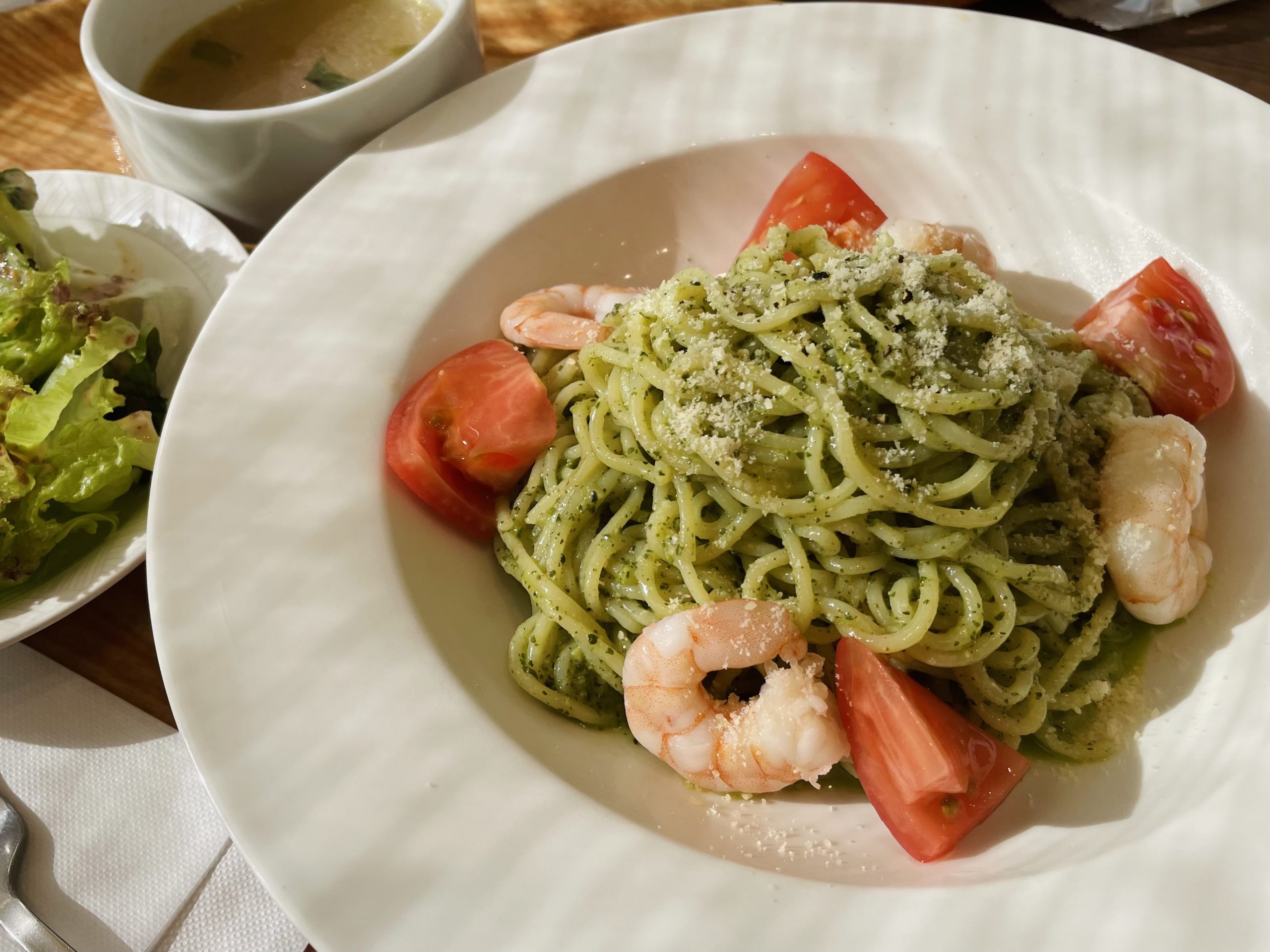 ゴルフ場のパスタに感動