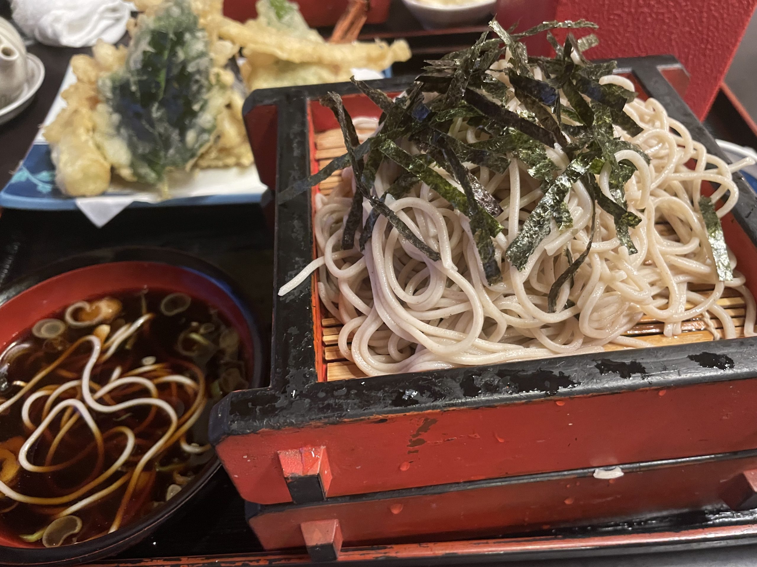 「やぶ久」の天せいろ